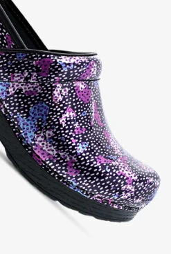 Dansko Women's Professional Dotty Abstract Patent Leather Nursing Clogs -Cherokee Shop DANSKDOTY 092623 3 HV