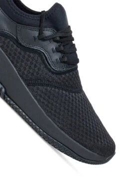 Infinity By Cherokee Women's Dart Black Reflective Athletic Lace Up Shoes -Cherokee Shop DARTBKRF 3 HV