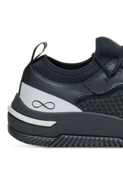 Infinity By Cherokee Women's Dart Black Reflective Athletic Lace Up Shoes -Cherokee Shop DARTBKRF 4