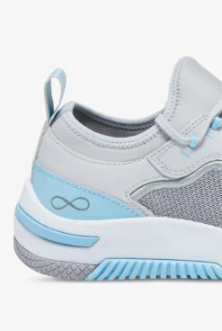 Infinity By Cherokee Women's Dart Microchip/Sky Blue Athletic Lace Up Nursing Shoes -Cherokee Shop DARTMISB 092523 GRAY 4
