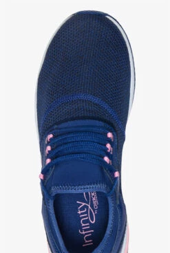 Infinity By Cherokee Women's Dart Navy/Peony Athletic Lace Up Nursing Shoes -Cherokee Shop DARTNYPE NAVY 2