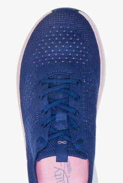 Infinity By Cherokee Women's Everon Knit Navy/Peony Athletic Lace Up Nursing Shoes 7 Infinity By Cherokee Women's Everon Knit Navy/Peony Athletic Lace Up Nursing Shoes -Cherokee Shop EVRKNVPO NAVY 2