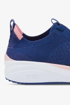 Infinity By Cherokee Women's Everon Knit Navy/Peony Athletic Lace Up Nursing Shoes 9 Infinity By Cherokee Women's Everon Knit Navy/Peony Athletic Lace Up Nursing Shoes -Cherokee Shop EVRKNVPO NAVY 4 HV
