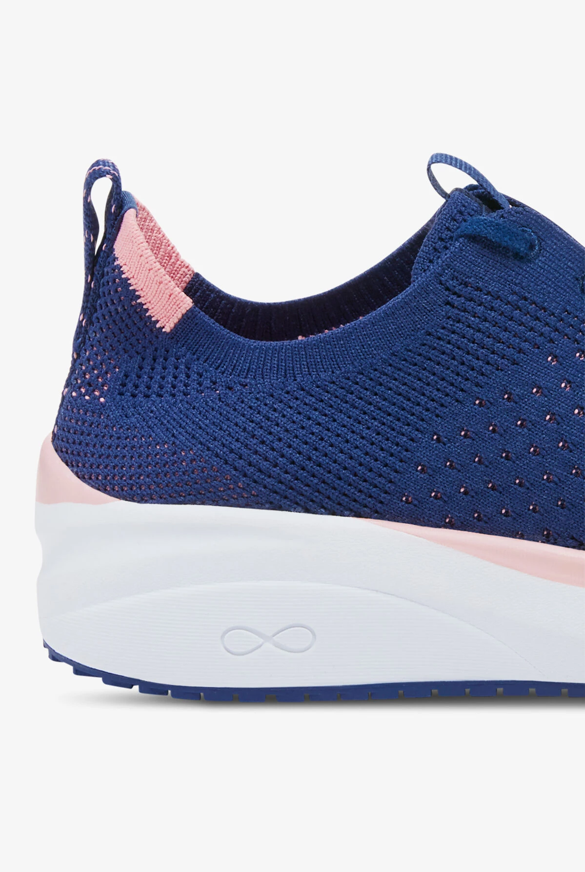 Infinity By Cherokee Women's Everon Knit Navy/Peony Athletic Lace Up Nursing Shoes 6 Infinity By Cherokee Women's Everon Knit Navy/Peony Athletic Lace Up Nursing Shoes - Image 4