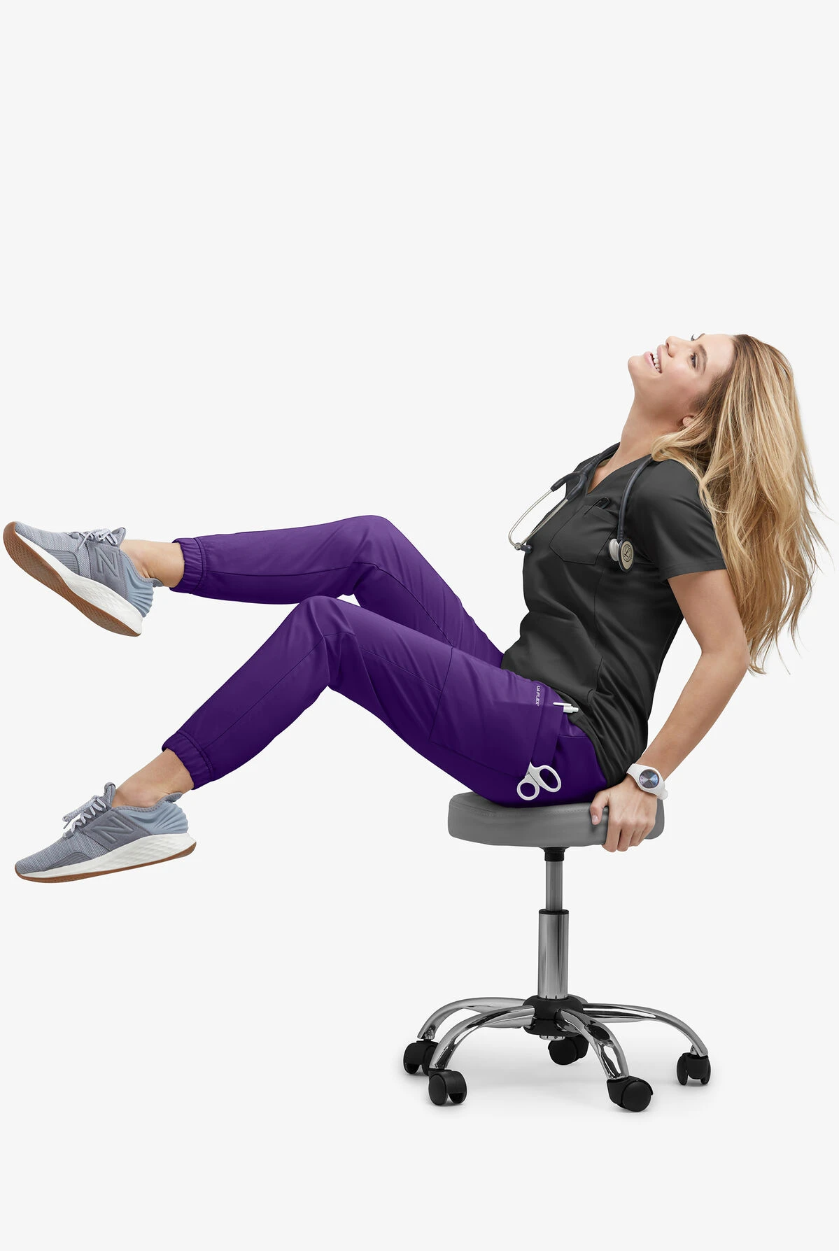 UA Flex2 Women's 7-Pocket Jogger Scrub Pants - Petite 5 UA Flex2 Women's 7-Pocket Jogger Scrub Pants - Petite - Image 3