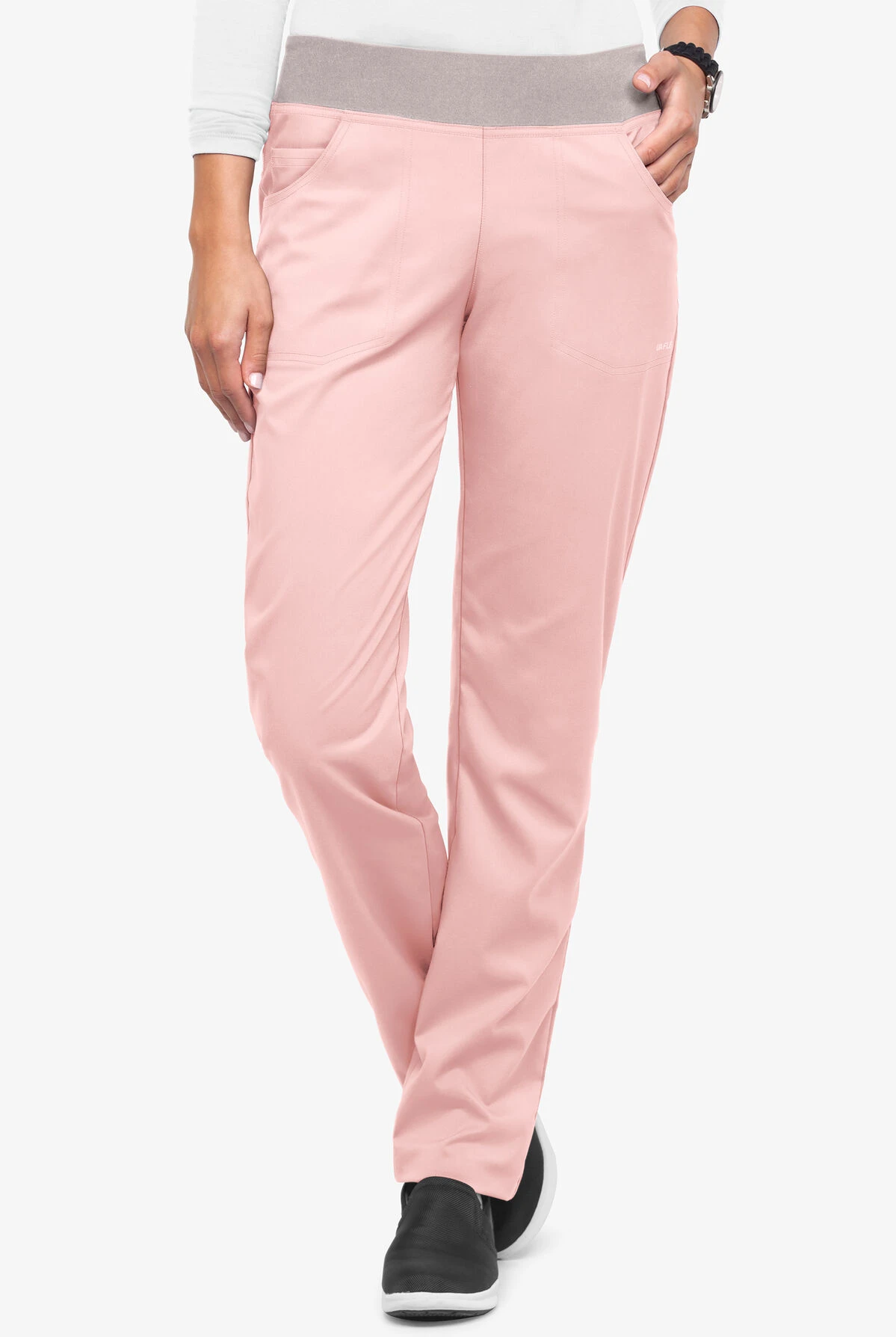 UA Flex2 Women's 3-Pocket Straight Leg Yoga STRETCH Scrub Pants - Petite 3 UA Flex2 Women's 3-Pocket Straight Leg Yoga STRETCH Scrub Pants - Petite