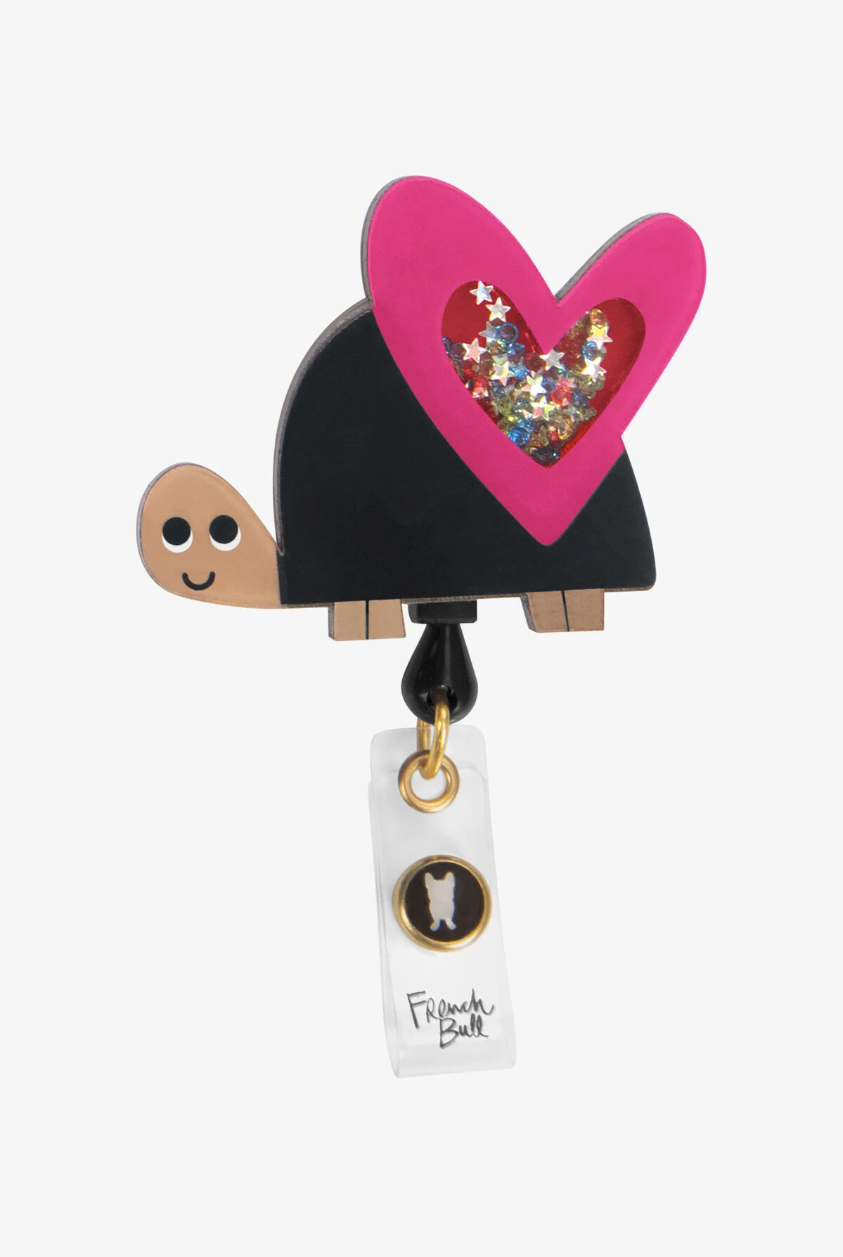 French Bull By Koi Turtle Love Shaker ID Badge Holder 3 French Bull By Koi Turtle Love Shaker ID Badge Holder