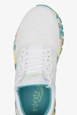 Infinity By Cherokee Women’s Fly White Colorful/Camo Athletic Lace Up Nursing Shoes -Cherokee Shop FLYWHCC 2