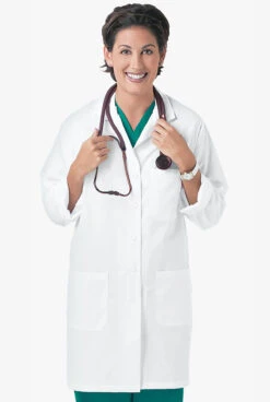 Fashion Seal Women's 35" 3-Pocket Lab Coat