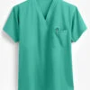 Fashion Seal Unisex 1-Pocket 100% Cotton Reversible Scrub Top 1 Fashion Seal Unisex 1-Pocket 100% Cotton Reversible Scrub Top -Cherokee Shop FS700 JADE 1