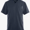 Grey's Anatomy™ By Barco Men's 2-Pocket Tuck In Crossover V-Neck Scrub Top -Cherokee Shop GA091 STEEL 1