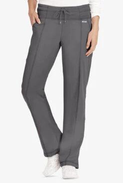 Grey's Anatomy™ By Barco Women's 4-Pocket Knit Waist Drawstring Scrub Pants - Petite