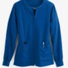 Grey's Anatomy™ By Barco Spandex STRETCH Millie Women's 3-Pocket Zip Front Warm Up Scrub Jacket -Cherokee Shop GRS017 ROYAL 1