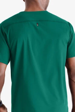 Grey's Anatomy™ By Barco Spandex STRETCH Murphy Men's 2-Pocket V-Neck Scrub Top -Cherokee Shop GRS079 HUNTE 4