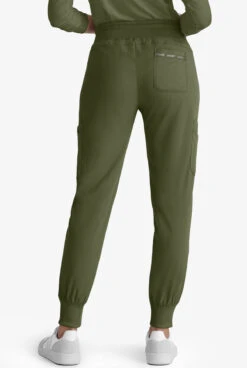 Grey's Anatomy™ By Barco Spandex STRETCH Carly Women's 7-Pocket Cargo Jogger Scrub Pants 9 Grey's Anatomy™ By Barco Spandex STRETCH Carly Women's 7-Pocket Cargo Jogger Scrub Pants -Cherokee Shop GRS527 OLIVE 4