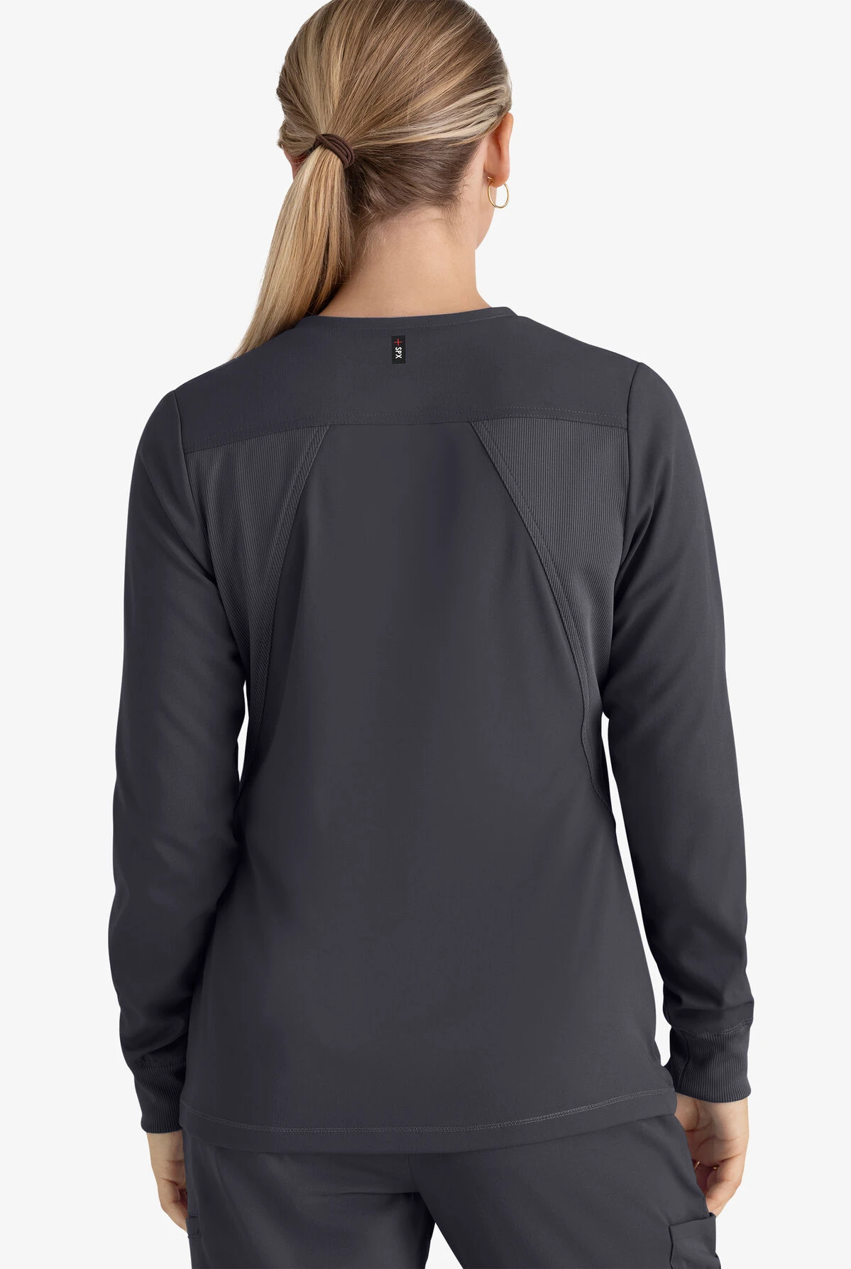 Grey's Anatomy™ By Barco Spandex STRETCH Gianna Women's 5-Pocket Zip Front Scrub Jacket 6 Grey's Anatomy™ By Barco Spandex STRETCH Gianna Women's 5-Pocket Zip Front Scrub Jacket - Image 4