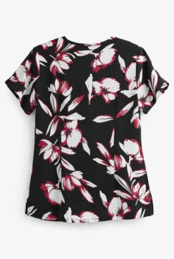 Healing Hands Premiere Isabel Exquisite Floral Women's 2-Pocket V-Neck Print Scrub Top -Cherokee Shop HE221EQF 2