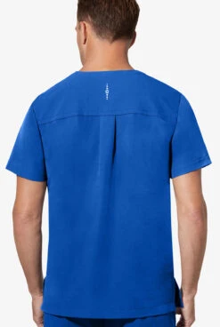 Healing Hands 360 Spencer Men's 1-Pocket STRETCH V-Neck Scrub Top -Cherokee Shop HE2381 ROYAL 3 HV