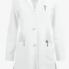 Healing Hands White Coat Modernist Women's 35" 3-Pocket STRETCH Lab Coat -Cherokee Shop HE5101 WHITE 1