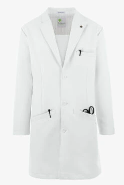 Healing Hands White Coat Professional Men's 39" 5-Pocket Lab Coat