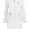Healing Hands White Coat Minimalist Women's 37 ½" 5-Pocket STRETCH Lab Coat 1 Healing Hands White Coat Minimalist Women's 37 ½" 5-Pocket STRETCH Lab Coat -Cherokee Shop HE5161 WHITE 1