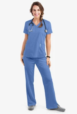 Healing Hands Purple Label Taylor Women's 2-Pocket STRETCH Scrub Pants - Tall -Cherokee Shop HE9095 101923 CEIL 3 S HV