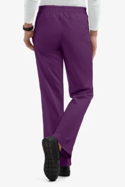 Healing Hands Purple Label Taylor Women's 2-Pocket STRETCH Scrub Pants -Cherokee Shop HE9095 101923 EGGPL 4