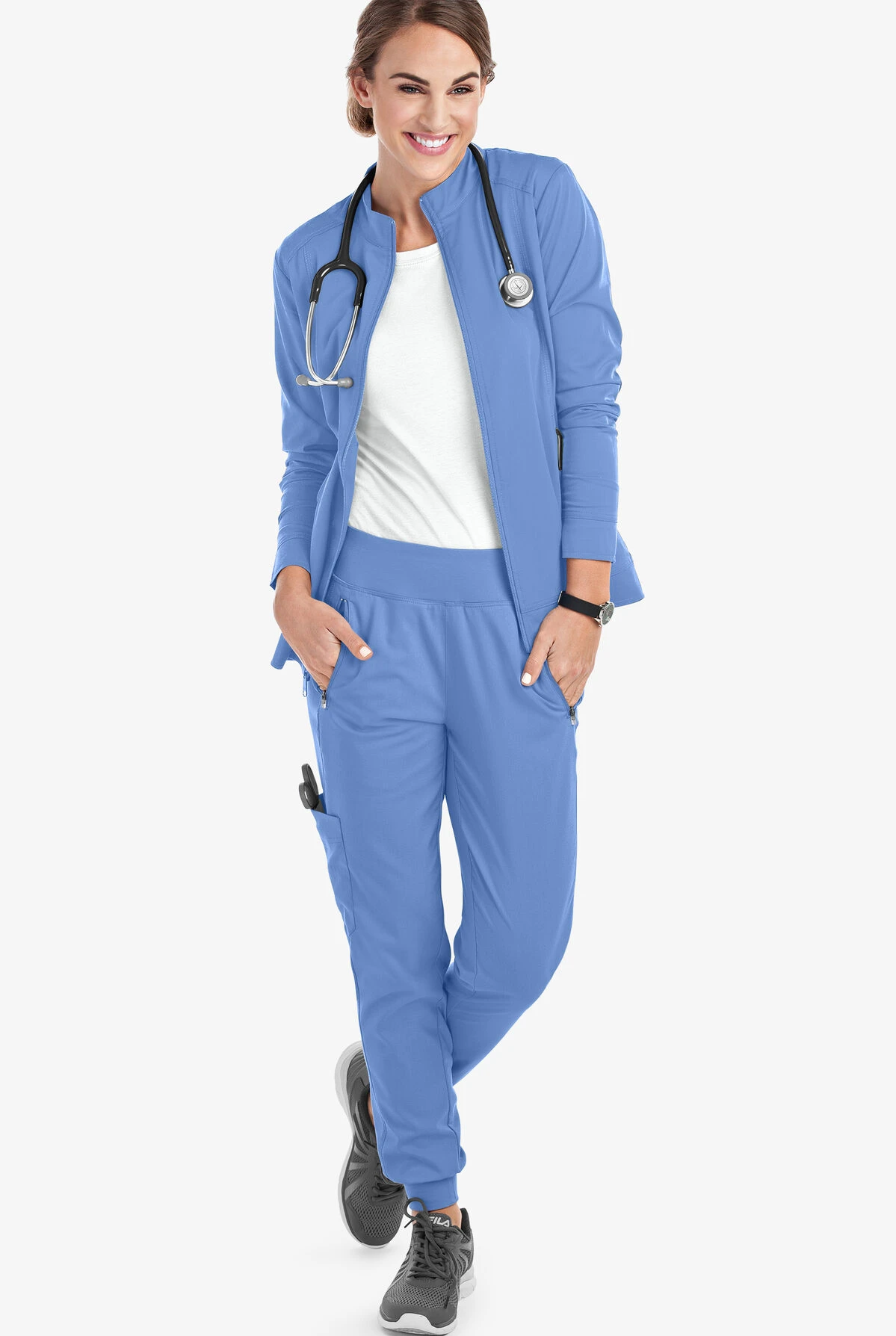 Healing Hands Purple Label Tara Women's 6-Pocket STRETCH Jogger Cargo Scrub Pants - Tall 5 Healing Hands Purple Label Tara Women's 6-Pocket STRETCH Jogger Cargo Scrub Pants - Tall - Image 3