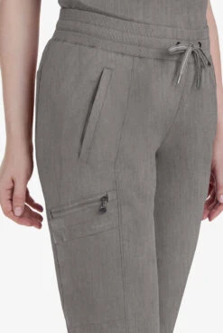 Healing Hands Purple Label Toby Women's 7-Pocket STRETCH Jogger Drawstring Scrub Pant - Tall -Cherokee Shop HE9244 HEAGR 2 HV 1