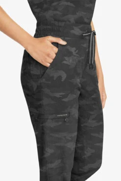 Healing Hands Purple Label Tate Camo Women's 5-Pocket STRETCH Jogger Scrub Pants - Petite 8 Healing Hands Purple Label Tate Camo Women's 5-Pocket STRETCH Jogger Scrub Pants - Petite -Cherokee Shop HE9350 092523 BLACK 3 HV