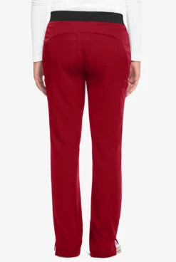 HH Works By Healing Hands Rachel Women's 7-Pocket STRETCH Elastic Waist Scrub Pants -Cherokee Shop HE9500 RED 4