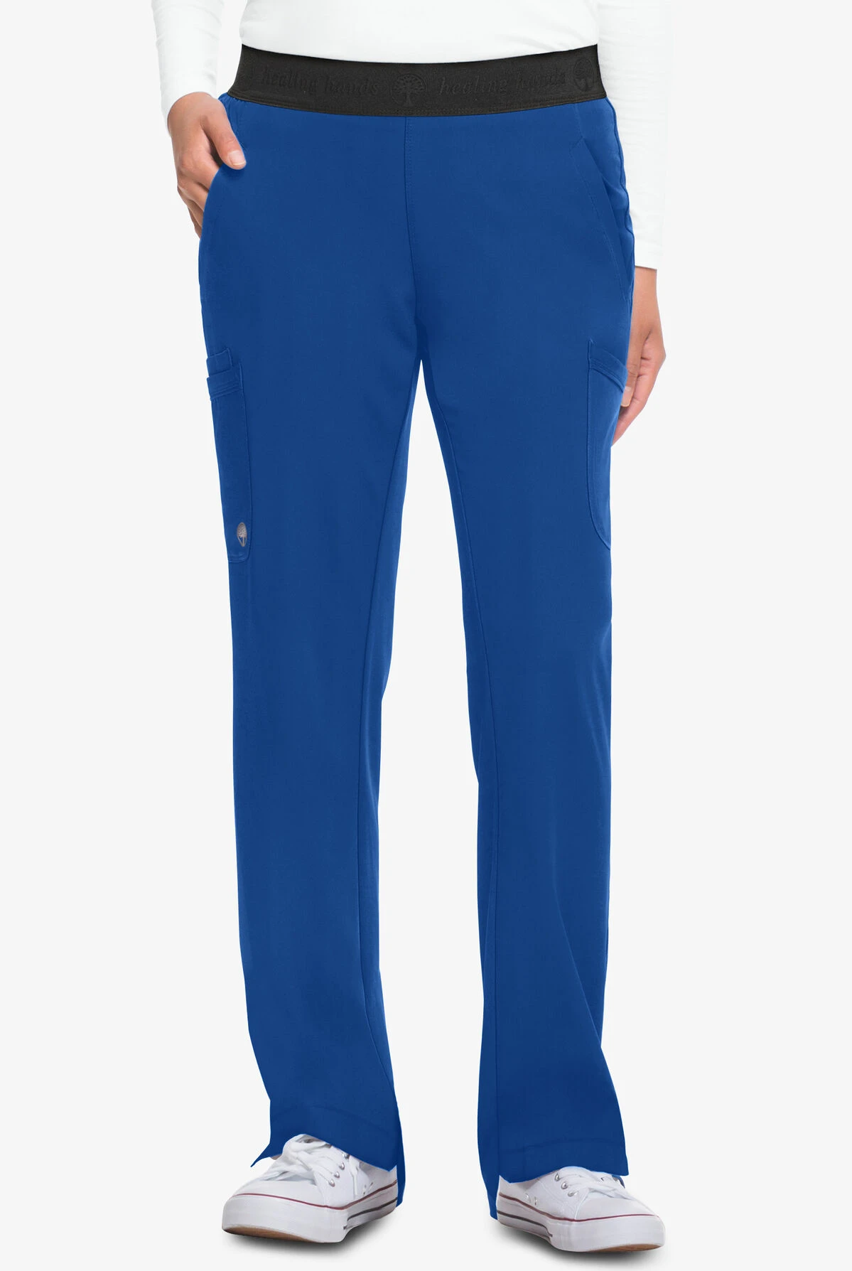 HH Works By Healing Hands Rachel Women's 7-Pocket STRETCH Elastic Waist Scrub Pants - Petite 3 HH Works By Healing Hands Rachel Women's 7-Pocket STRETCH Elastic Waist Scrub Pants - Petite