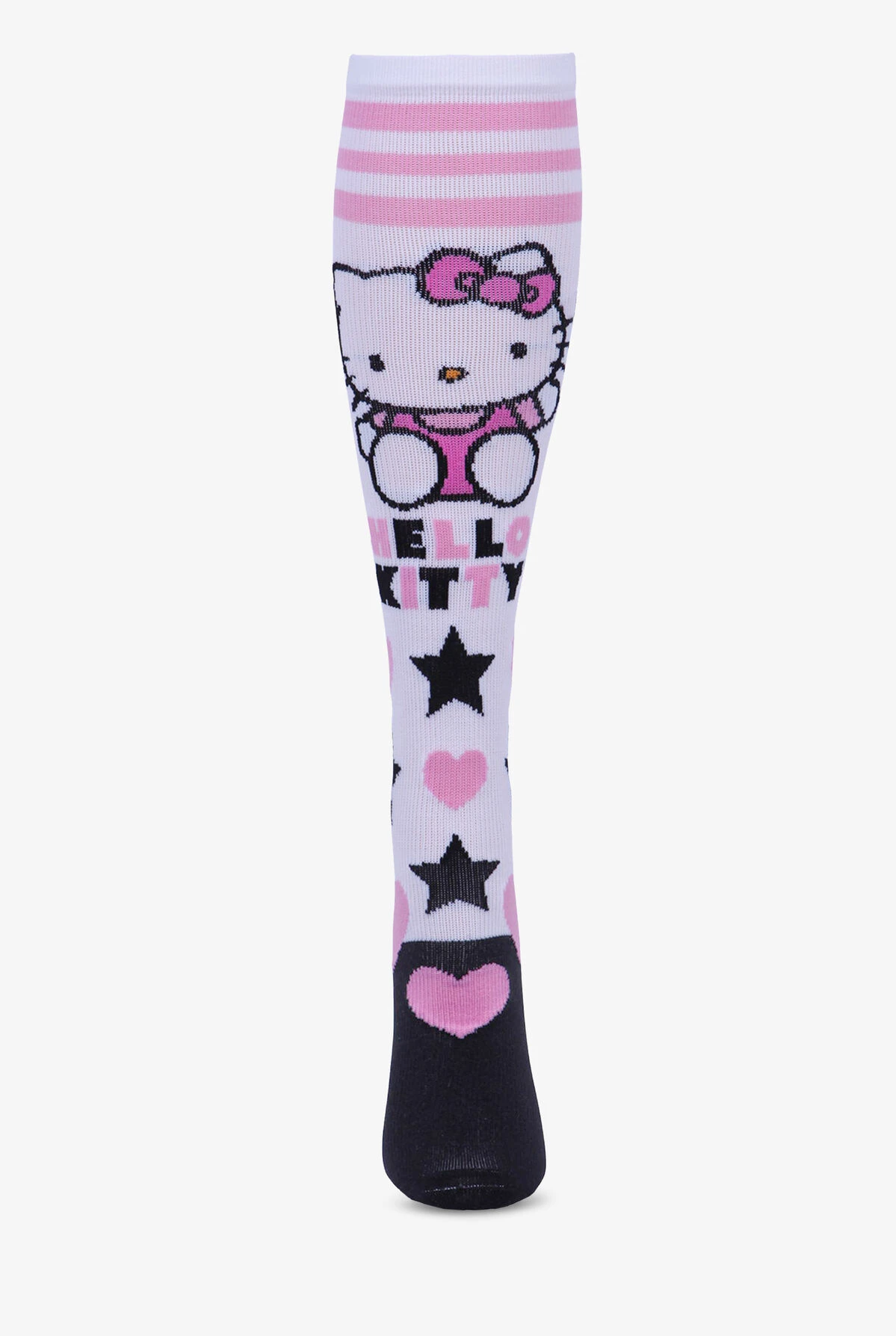 Cherokee Hello Kitty Love Women's 8-12 MmHg Light Compression Socks 4 Cherokee Hello Kitty Love Women's 8-12 MmHg Light Compression Socks - Image 2