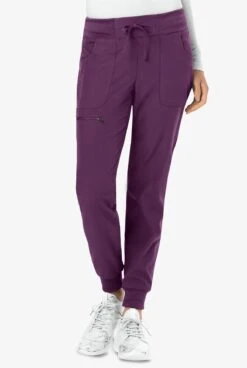 Heartsoul Scrubs Break On Through Women's 6-Pocket STRETCH Elastic Cuff Jogger Scrub Pants