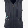Heartsoul Break On Through Women's 4-Pocket STRETCH With Removable Hoodie Scrub Vest