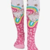 Heartsoul Hello Rainbow Women's 8-15 MmHg Light Compression Socks -Cherokee Shop HLHELLOR 1