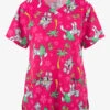 FUNSCRUBS- Tom & Jerry Palm Trees Women's 2-Pocket STRETCH V-Neck Print Scrub Top 1 FUNSCRUBS- Tom & Jerry Palm Trees Women's 2-Pocket STRETCH V-Neck Print Scrub Top -Cherokee Shop IMPQL005 092223 1