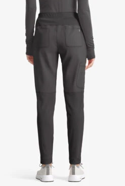 Cherokee Infinity Women's 5-Pocket STRETCH Rib-Knit Detail High-Rise Slim Leg Scrub Pants 7 Cherokee Infinity Women's 5-Pocket STRETCH Rib-Knit Detail High-Rise Slim Leg Scrub Pants -Cherokee Shop IN067 092523 PEWTE 3