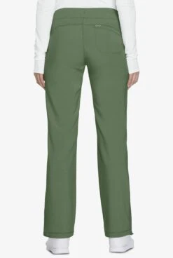 Cherokee Infinity Women's 4-Pocket STRETCH Drawstring Scrub Pants - Petite -Cherokee Shop IN1123 OLIVE 4