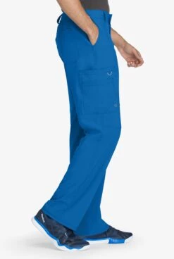 Cherokee Infinity Men's 5-Pocket STRETCH Tapered Leg Cargo Scrub Pants -Cherokee Shop IN200 ROYAL 7