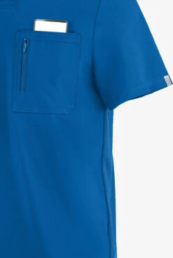 Cherokee Infinity Men's 2-Pocket STRETCH V-Neck Scrub Top -Cherokee Shop IN910 ROYAL 3