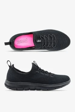 Laforst Women's Jewel Black Athletic Lace Up Shoes