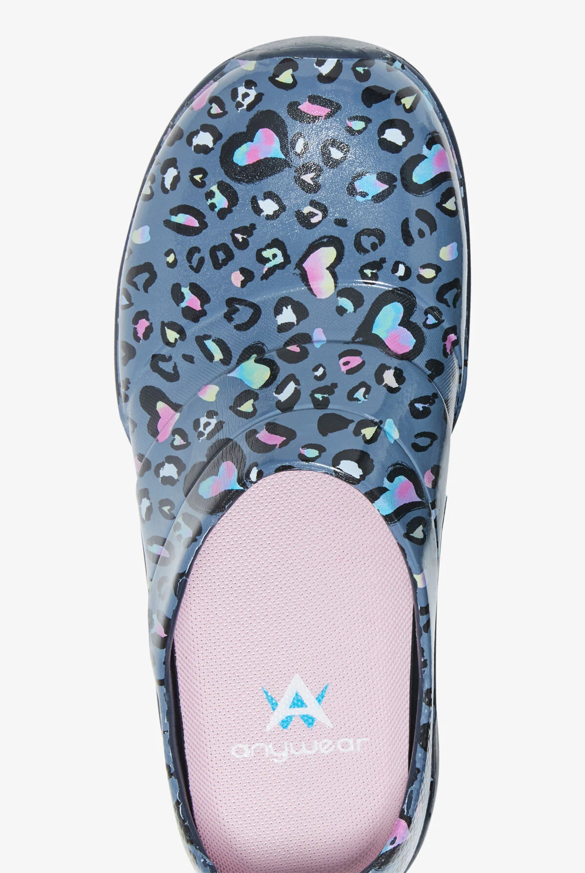 Anywear Women's Journey Leopard Sweet Heart Slip On Nursing Shoes 4 Anywear Women's Journey Leopard Sweet Heart Slip On Nursing Shoes - Image 2