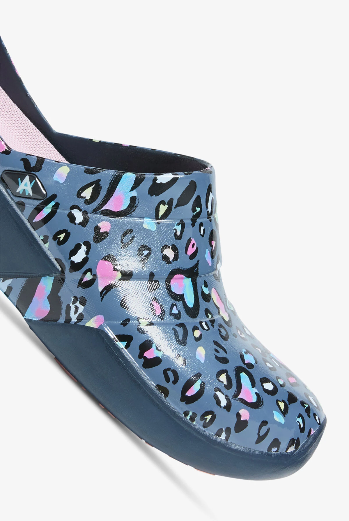 Anywear Women's Journey Leopard Sweet Heart Slip On Nursing Shoes 5 Anywear Women's Journey Leopard Sweet Heart Slip On Nursing Shoes - Image 3