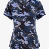 Koi Next Gen Heathered Camo Women's 2-Pocket STRETCH V-Neck Print Scrub Top -Cherokee Shop K1029HTC 100423 1