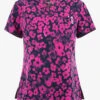 Koi Next Gen Cheetah Azalea Women's 2-Pocket STRETCH V-Neck Print Scrub Top -Cherokee Shop K1083TCA 1