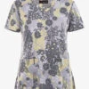 Koi Basics Lace Platinum Floral Women's 2-Pocket STRETCH V-Neck Print Scrub Top 1 Koi Basics Lace Platinum Floral Women's 2-Pocket STRETCH V-Neck Print Scrub Top -Cherokee Shop K384FCP 1