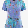 Koi Basics Mermaid Cove Ombre Women's 2-Pocket STRETCH V-Neck Print Scrub Top 2 Koi Basics Mermaid Cove Ombre Women's 2-Pocket STRETCH V-Neck Print Scrub Top -Cherokee Shop K384MMC 1