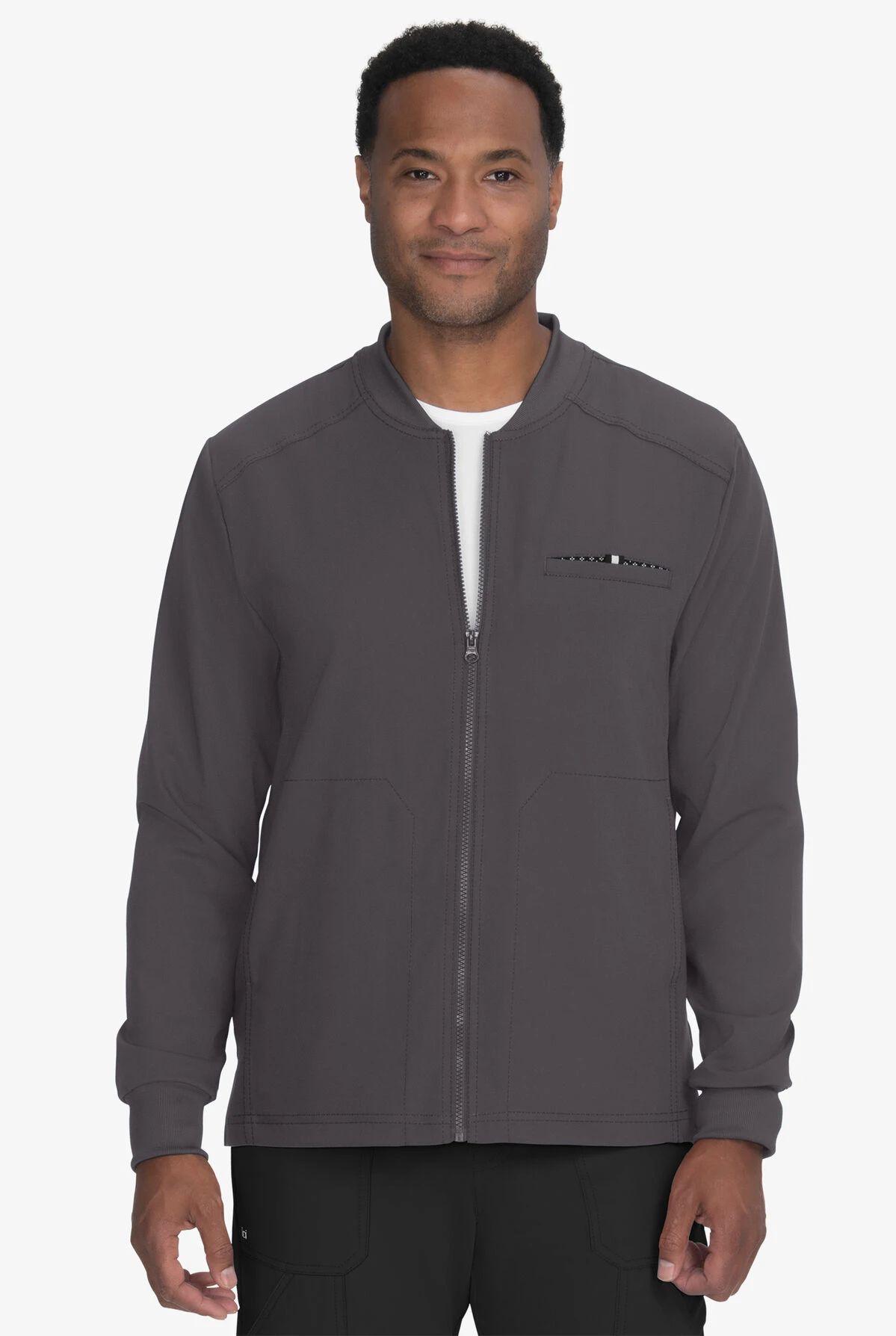 Koi Next Gen Ready Set Go Men's 5-Pocket STRETCH Zip Front Scrub Jacket 4 Koi Next Gen Ready Set Go Men's 5-Pocket STRETCH Zip Front Scrub Jacket - Image 2
