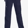 Koi Classics Lindsey Women's 7-Pocket STRETCH Low-Rise Cargo Scrub Pants - Tall -Cherokee Shop K701N NAVY 1